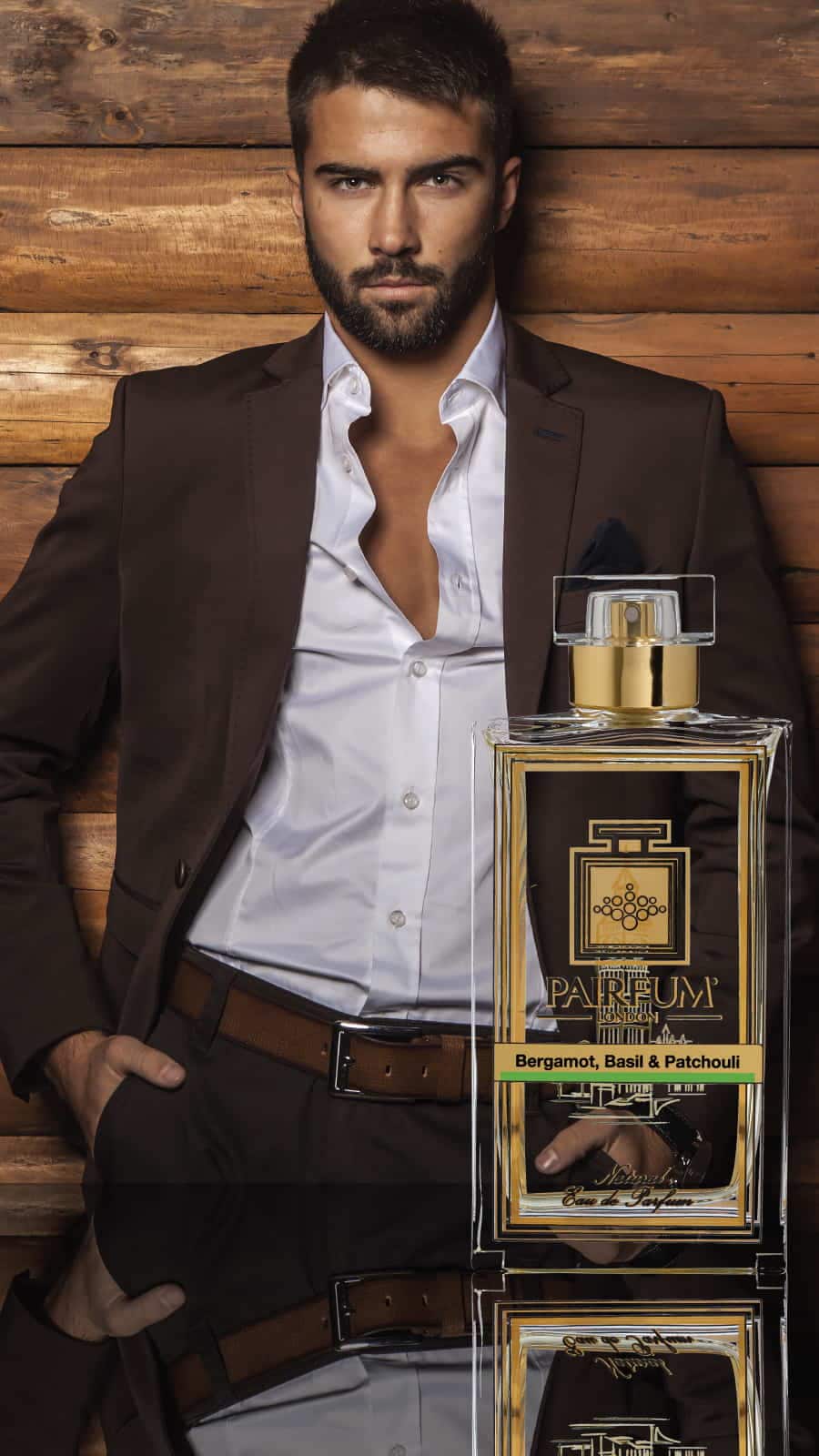 Eau De Parfum Person Reflection Bergamot Basil Patchouli Man Wood 9 16