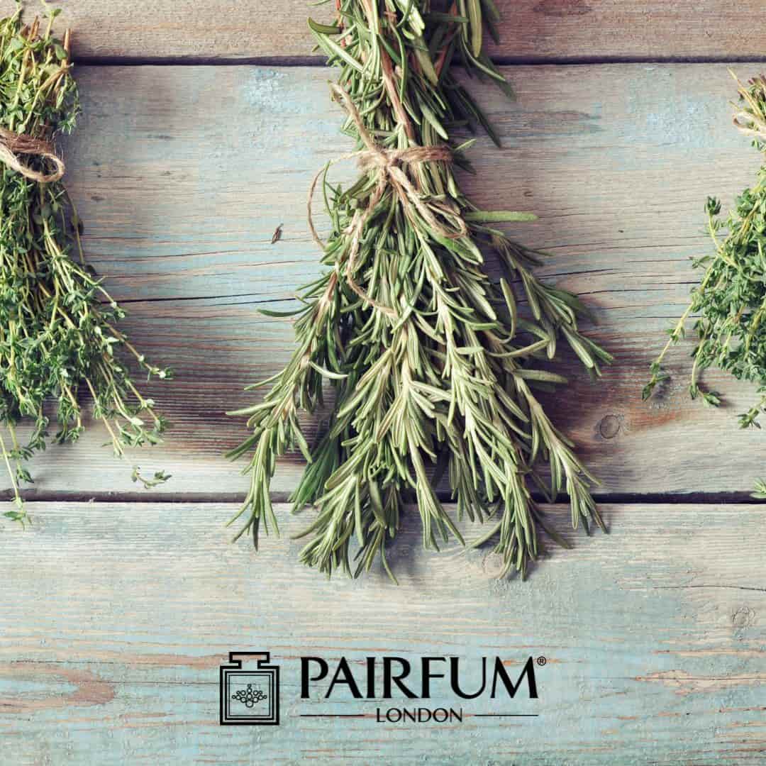Dried Rosemary On A Table
