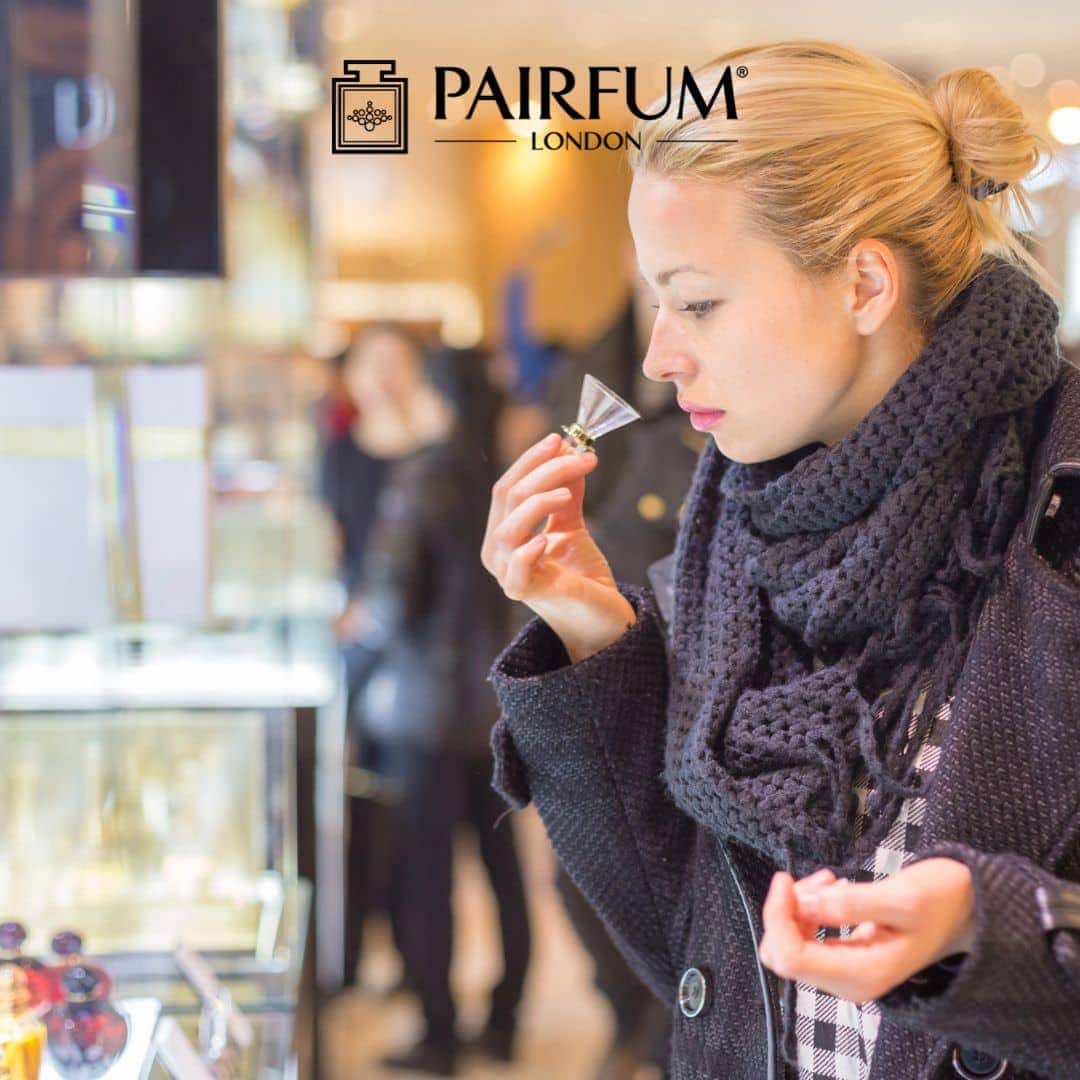 A Lady Sampling Perfume