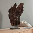 Art with Pairfum in the hallway. Entrance hall - driftwood & telephone