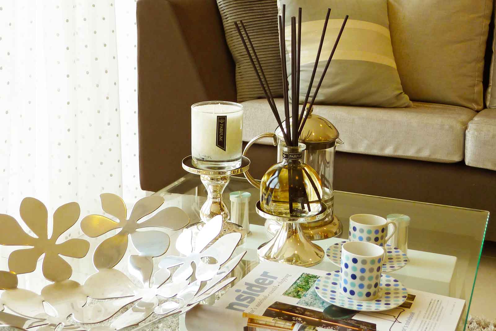 PAIRFUM Lifestyle Luxury Scented Candle Reed Diffuser Coffee Table Livingroom Home Fragrance Perfume Skin Care