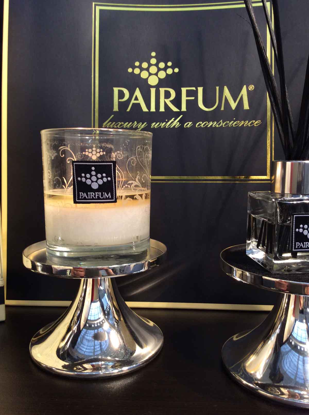 PAIRFUM Top Drawer London Home Fragrance Luxury Scented Candle Reed Diffuser 2332
