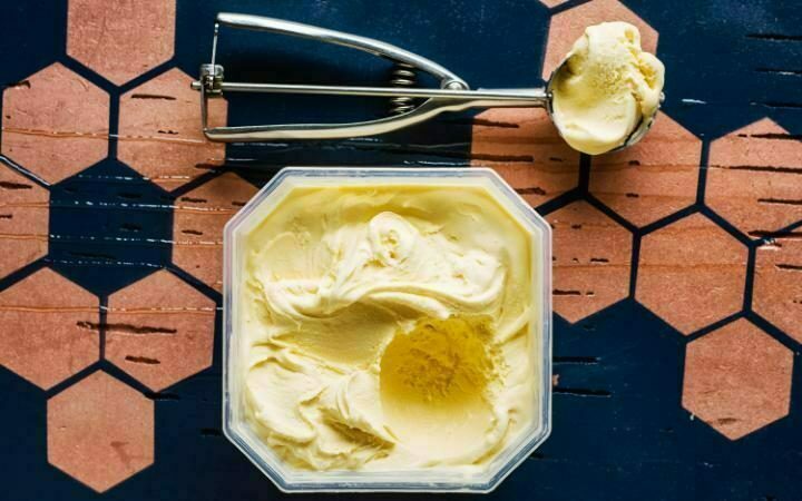 Honey And Lavender Ice Cream