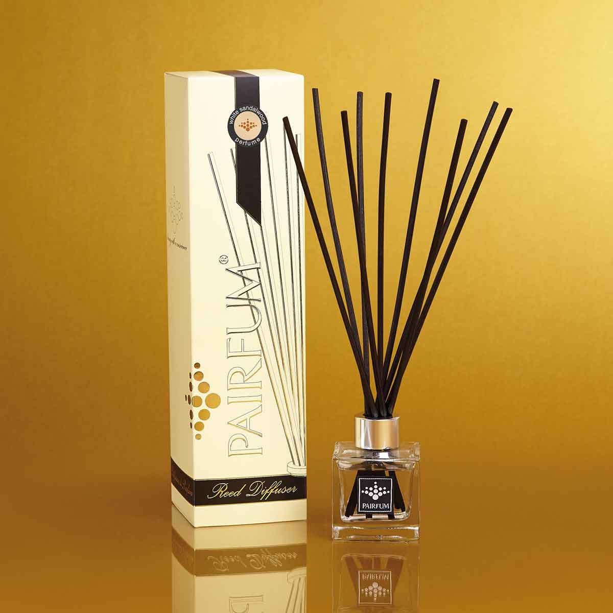 Pairfum Reed Diffuser Cube Classic White Sandalwood Pairfum Reed Diffuser Cube Classic White Sandalwood