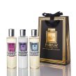 Organic Body Wash Lotion Bathing Gel Bath Oil Carrier Bag Spa Linen Lavender Black Orchid