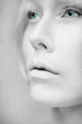 Woman Nose Fragrance White