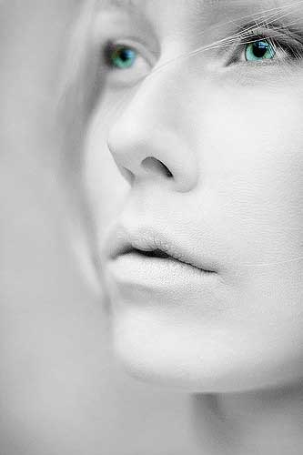 Woman Nose Fragrance White