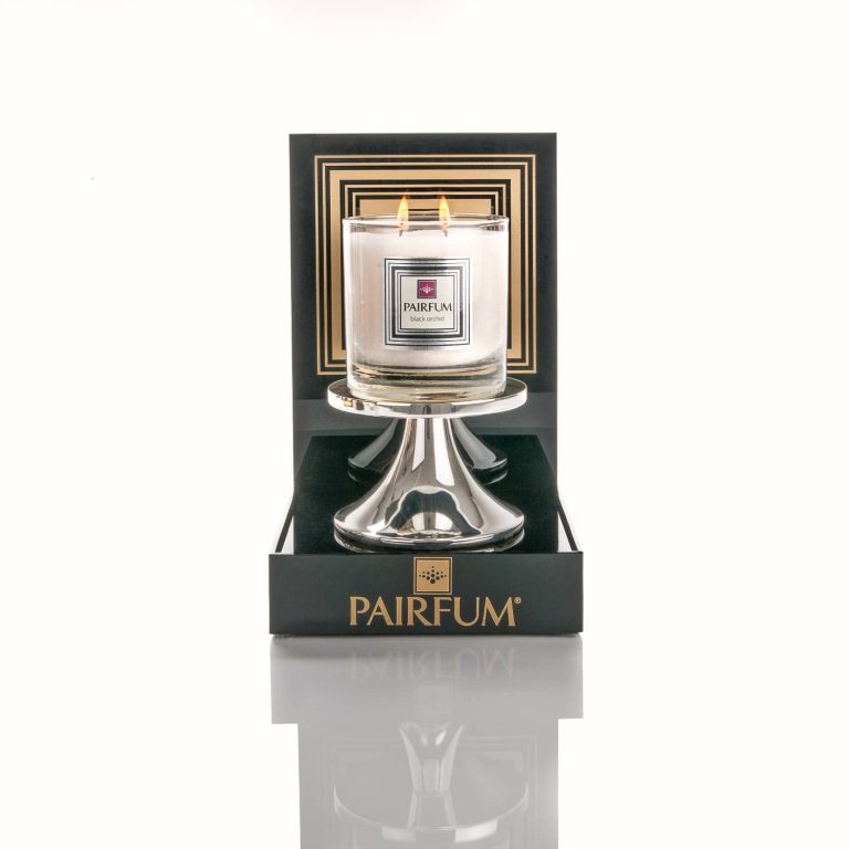 Pairfum Black Acrylic Display Plinth Luxury Scented Candle Holder Silver Pairfum Black Acrylic Display Plinth Luxury Scented Candle Holder Silver