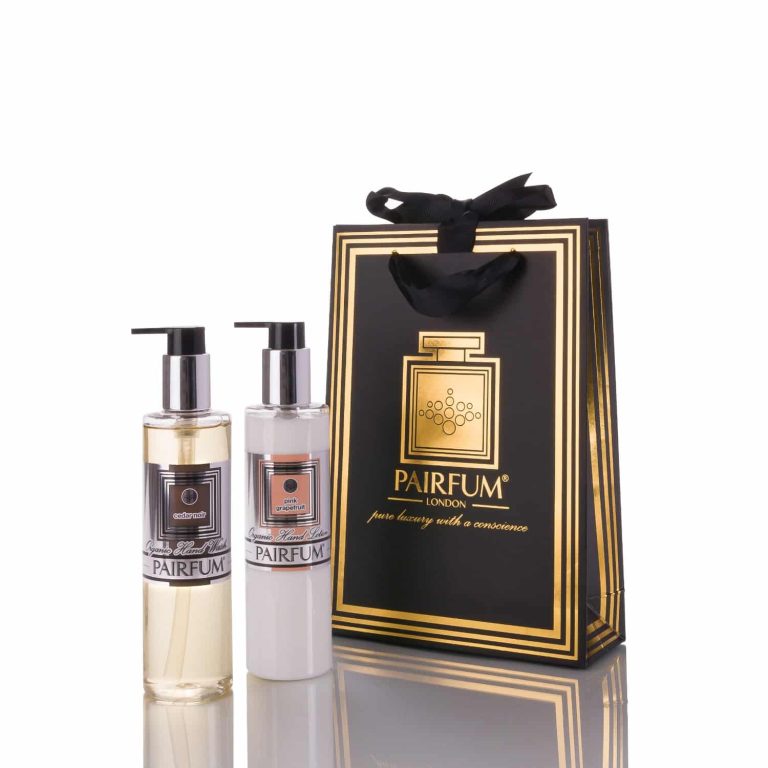Pairfum Luxury Gift Bag Skin Care Organic Pre Biotic Hand Lotion Wash Oil Pairfum Luxury Gift Bag Skin Care Organic Pre Biotic Hand Lotion Wash Oil