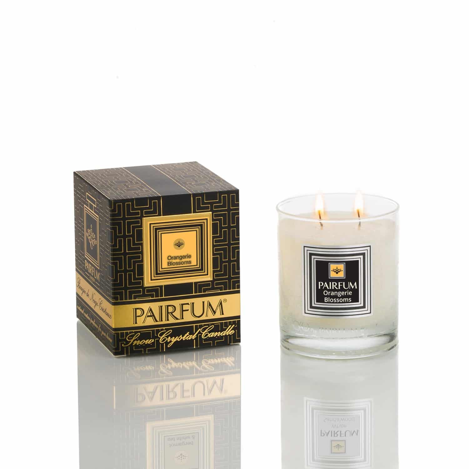 Pairfum Snow Crystal Candle Classic Noir Orangerie Blossoms