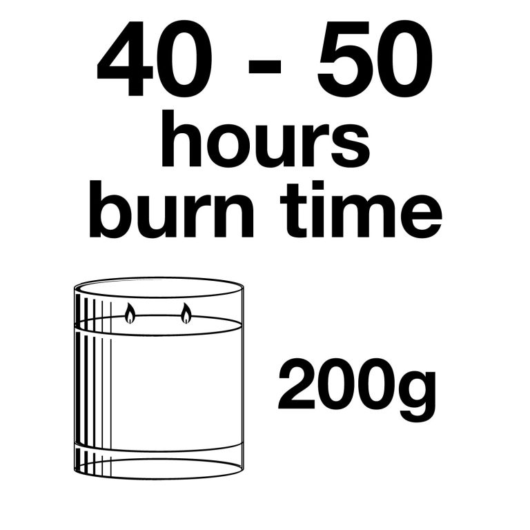 Pairfum Infographic Snow Crystal Candle Classic 200 g Burn Time Pairfum Infographic Snow Crystal Candle Classic 200 g Burn Time