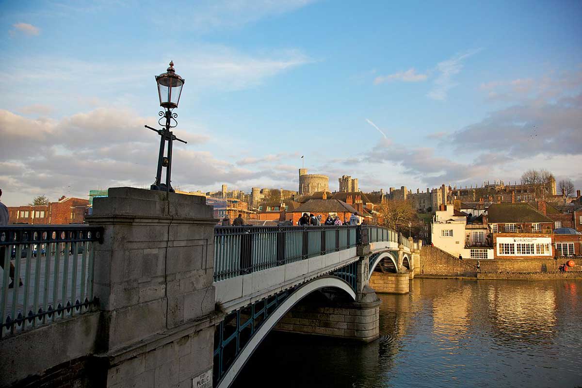 Royal Windsor Bridge Town Great Britain