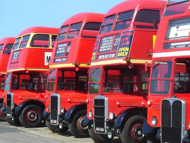 London Bus Biodegradable Plastic