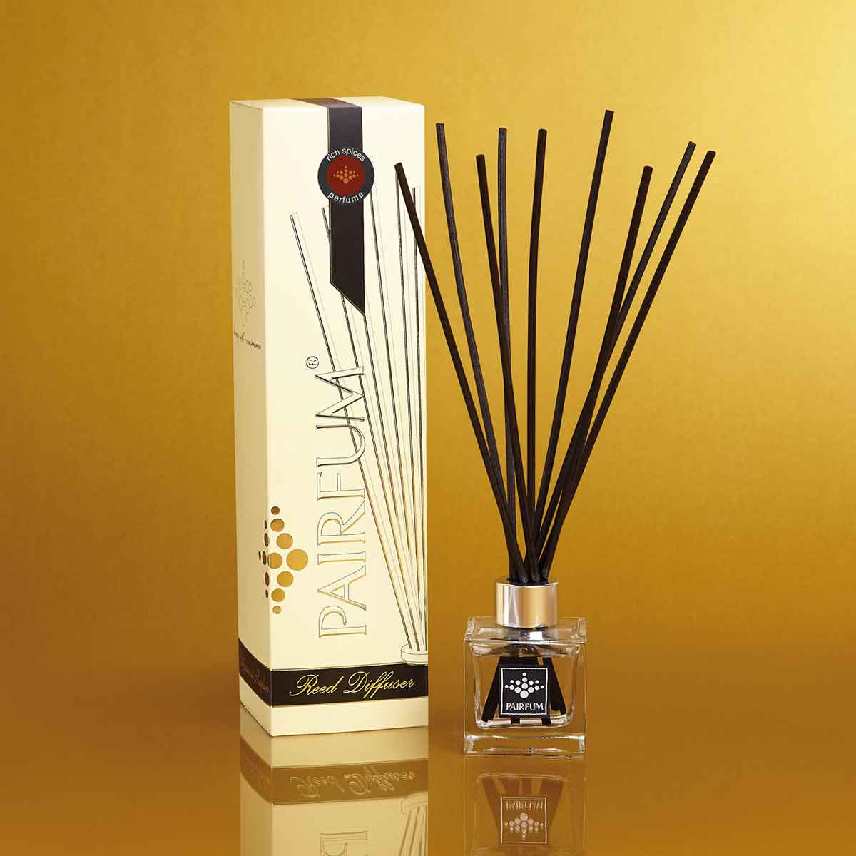 pairfum reed diffuser cube classic rich spices
