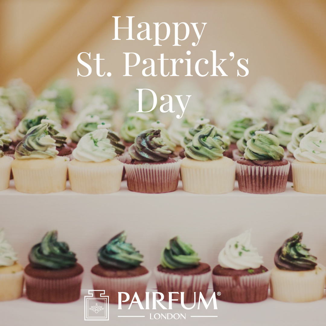 Perfume Green Happy St Patricks Day Cup Cake