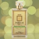 Eau De Parfum Bottle Bergamot Basil Patchouli Gold