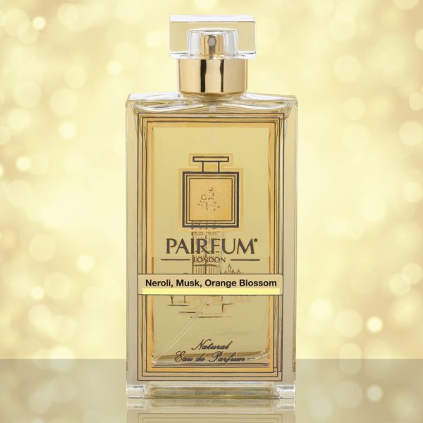 Eau De Parfum Bottle Neroli Musk Orange Blossom Gold Sparkle Eau De Parfum Bottle Neroli Musk Orange Blossom Gold Sparkle
