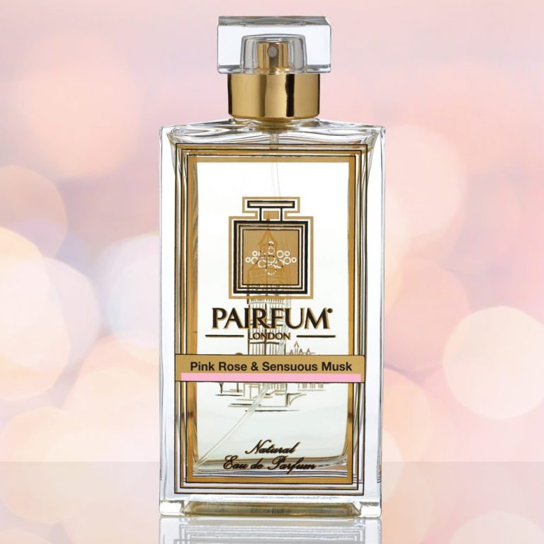 Eau De Parfum Bottle Pink Rose Sensuous Musk Pure Eau De Parfum Bottle Pink Rose Sensuous Musk Pure