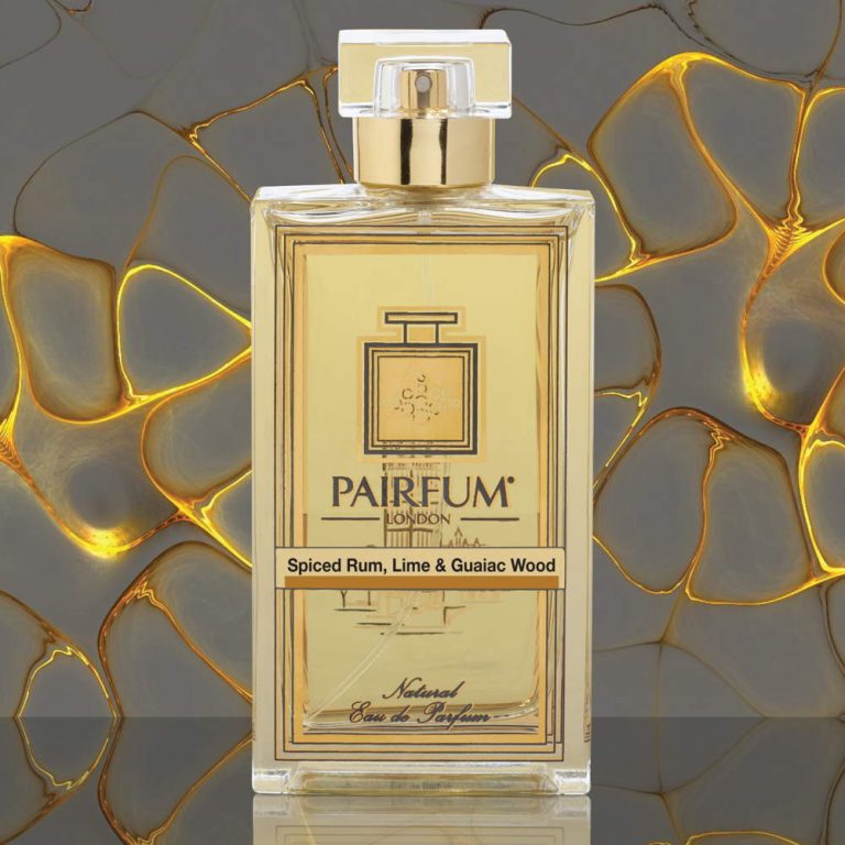 Eau De Parfum Bottle Spiced Rum Lime Guaiac Wood Gold Eau De Parfum Bottle Spiced Rum Lime Guaiac Wood Gold