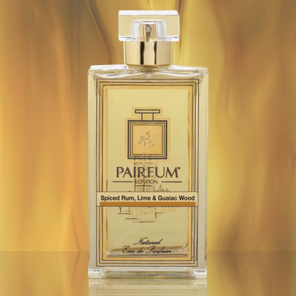 Eau De Parfum Bottle Spiced Rum Lime Guaiac Wood Gold Fire Eau De Parfum Bottle Spiced Rum Lime Guaiac Wood Gold Fire