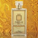 Eau De Parfum Bottle Spiced Rum Lime Guaiac Wood Gold Liquid