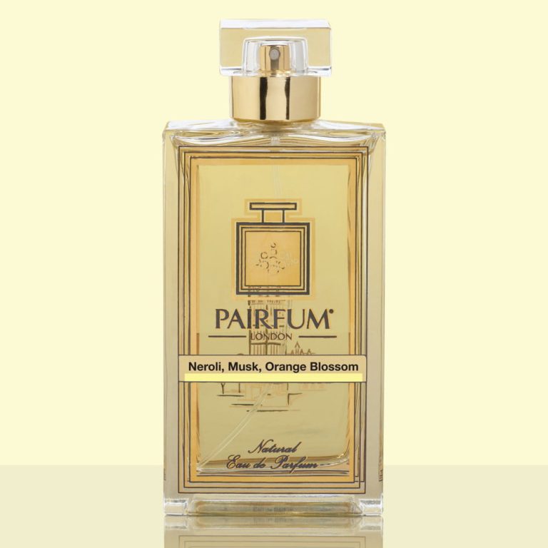 Gold Eau De Parfum Bottle Neroli Musk Orange Blossom Gold Eau De Parfum Bottle Neroli Musk Orange Blossom