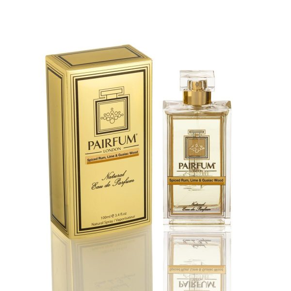 Pairfum Eau De Parfum Gold Bottle Carton Spiced Rum Lime Guaiac Wood Pairfum Eau De Parfum Gold Bottle Carton Spiced Rum Lime Guaiac Wood