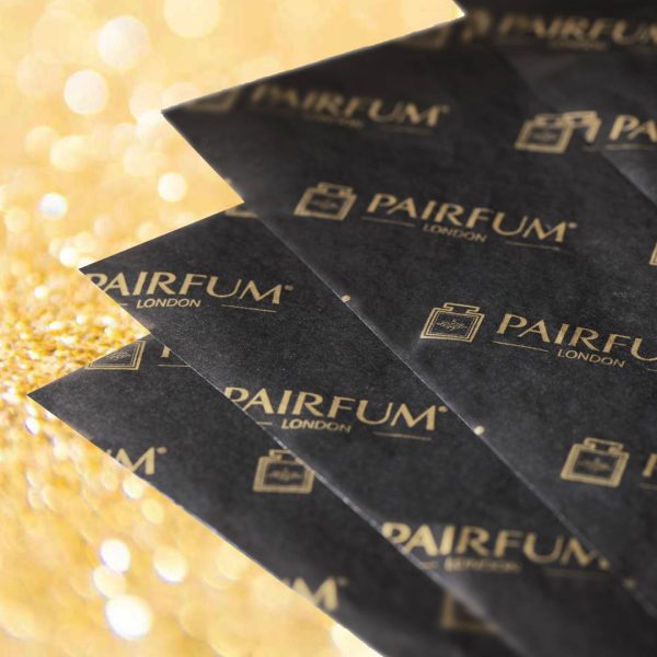 Pairfum London Tissue Paper Gold Black Sparkle Pairfum London Tissue Paper Gold Black Sparkle