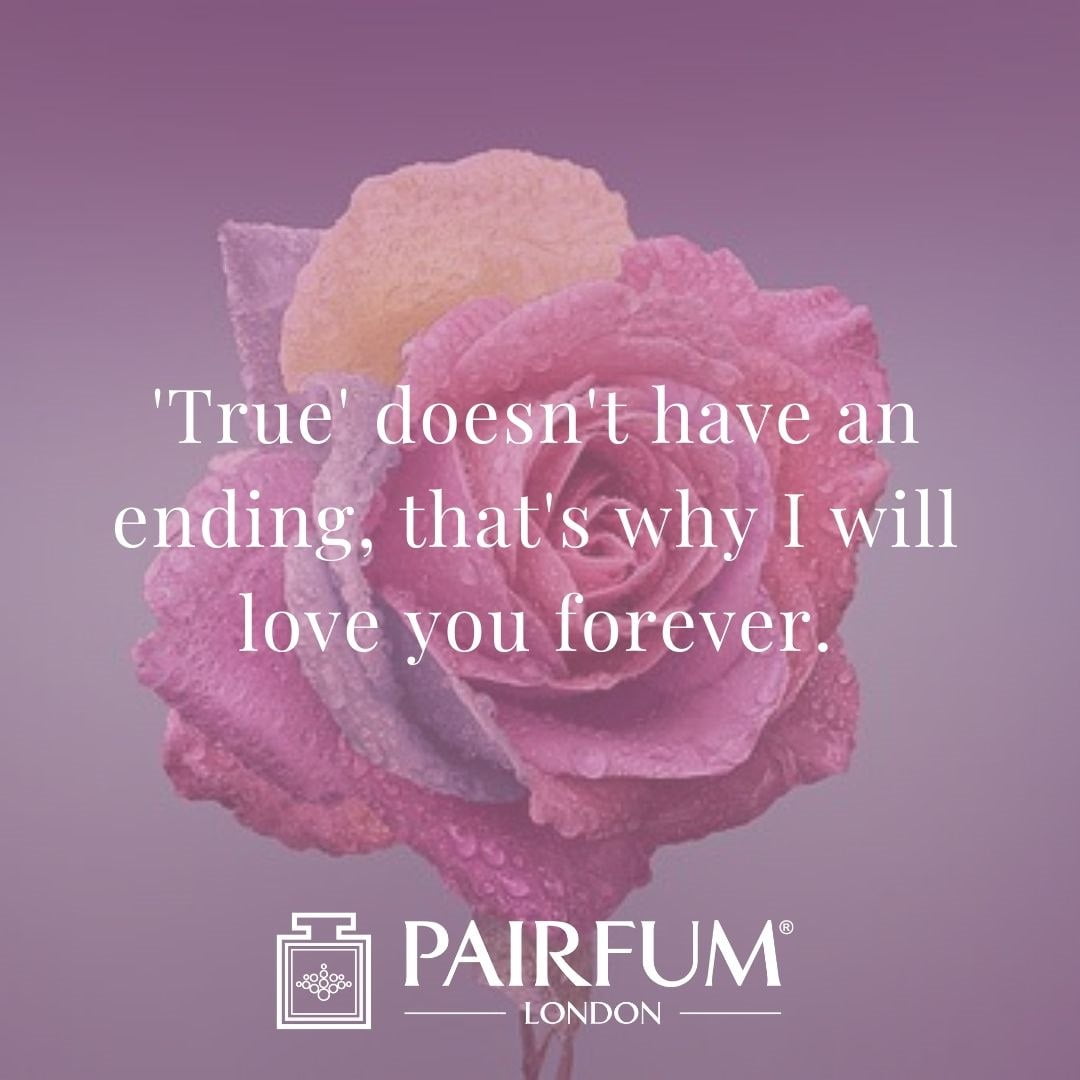 Wife Love Message With Pink Flower