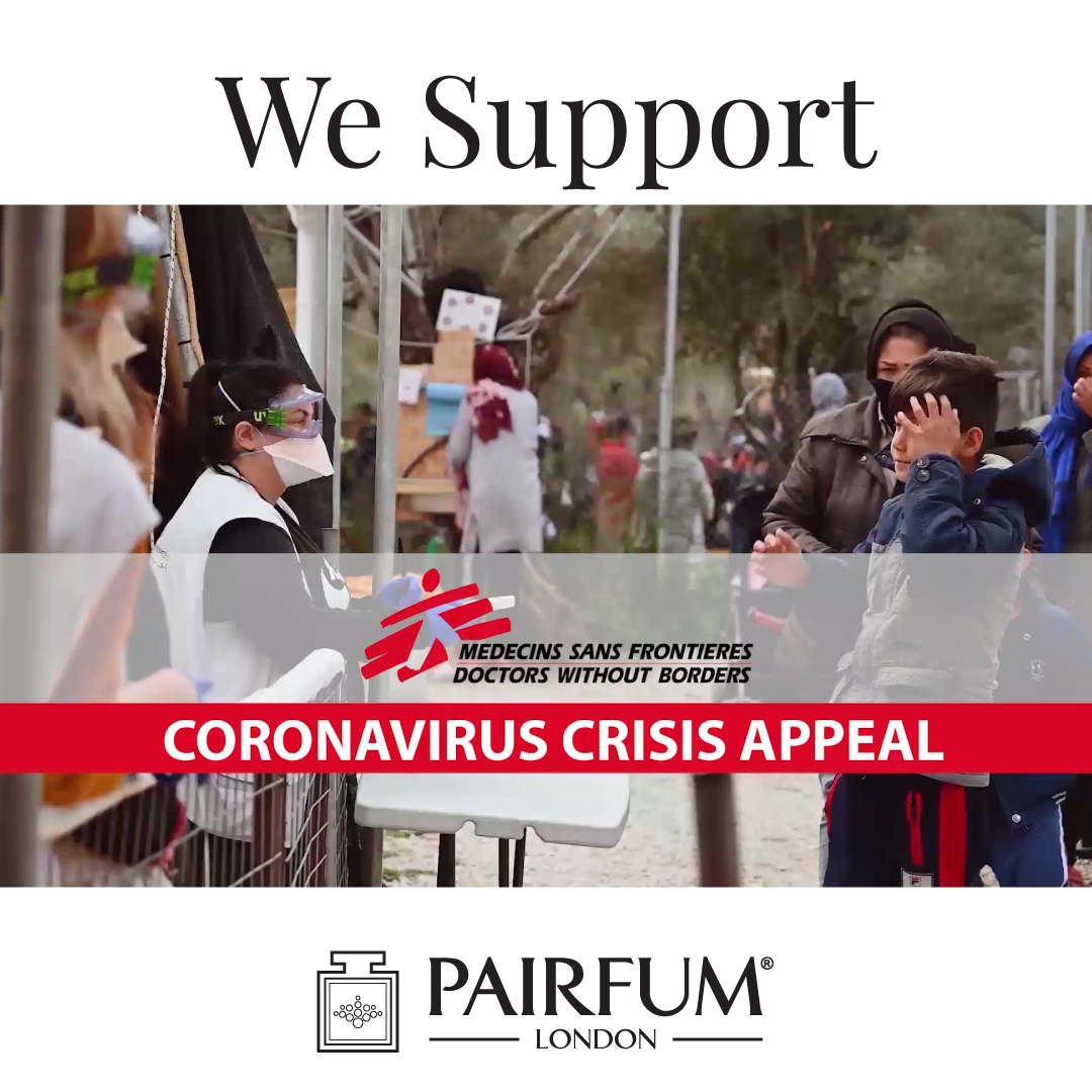 Doctors Without Borders Pairfum London Donates Coronavirus Crisis Appeal