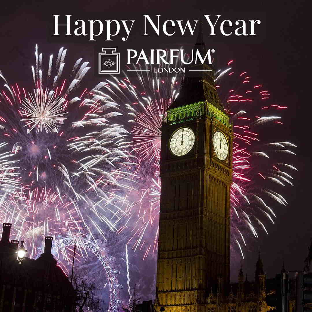 Pairfum London Happy New Year Big Ben Fireworks 1 1