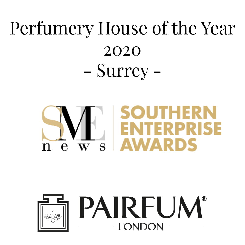 Pairfum London Award Winner Perfumery House of the Year 2020 Surrey Pairfum London Award Winner Perfumery House of the Year 2020 Surrey