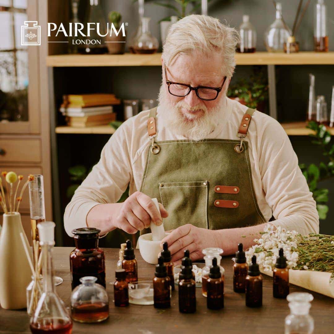 Perfumer Creating A Bespoke Fragrance