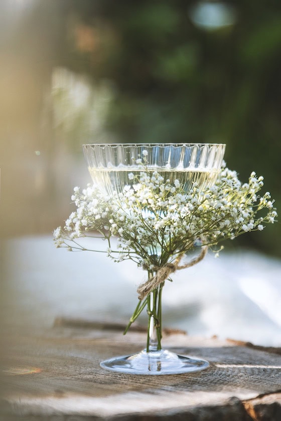 Scandinavian Picnic Midsummer Flowers Cocktail