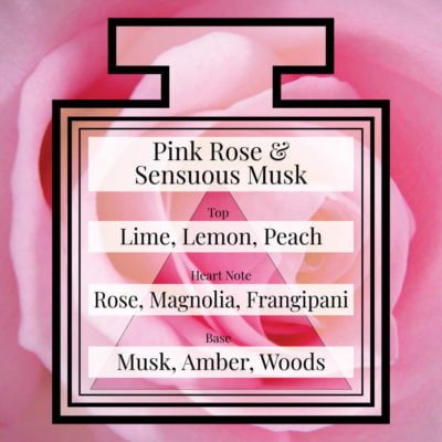 Pairfum Fragrance Pink Rose Sensuous Musk Triangle Pairfum Fragrance Pink Rose Sensuous Musk Triangle