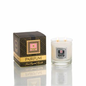 Pairfum Large Snow Crystal Candle Noir Pink Powder Violet