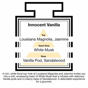 Fragrance Description Innocent Vanilla Magnolia Jasmine Musk Sandalwood