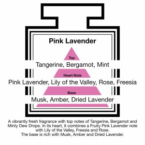 Fragrance Description Pink Lavender Tangerine Mint Rose Amber