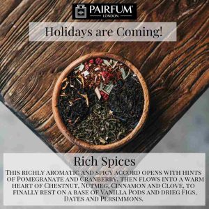 Holidays Coming Pairfum Fragrance Rich Spices Bowl