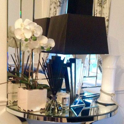 Mirror Table Natural Large Reed Diffuser Perfumed Candle Mirror Table Natural Large Reed Diffuser Perfumed Candle