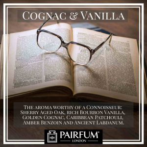 Pairfum London Cognac Vanilla Oak Coconut Library Glasses