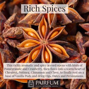 Pairfum London Rich Spices Cinnamon Clove Anise Vanilla Date