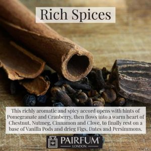 Pairfum London Rich Spices Cinnamon Clove Pepper Chesnut