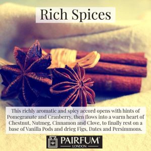 Pairfum London Rich Spices Cinnamon Clove Vanilla