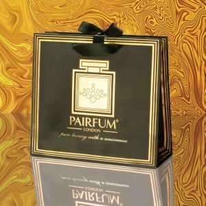Pairfum Gold Black Luxury Carrier Bag Gift Classic Liquid