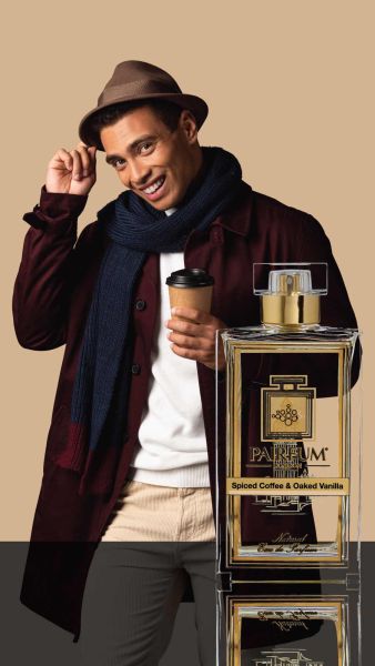 Eau De Parfum Person Reflection Spiced Coffee Oaked Vanilla Man Smile 9 16