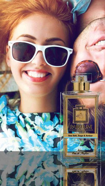 Eau De Parfum Person Reflection Sea Salt Sage Amber Couple 9 16