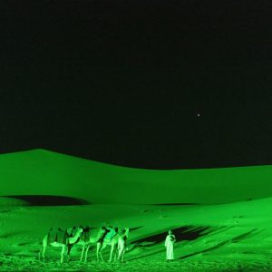 St Patricks Day Green Arabian Desert Dubai