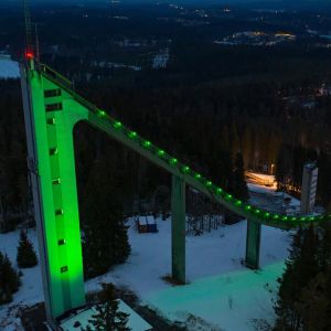 St Patricks Day Green Matti Nykäsen Mäki Jyväskylä Finland